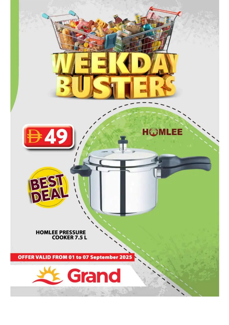 Weekday Busters In Grand Hypermarket Sharjah / Ajman