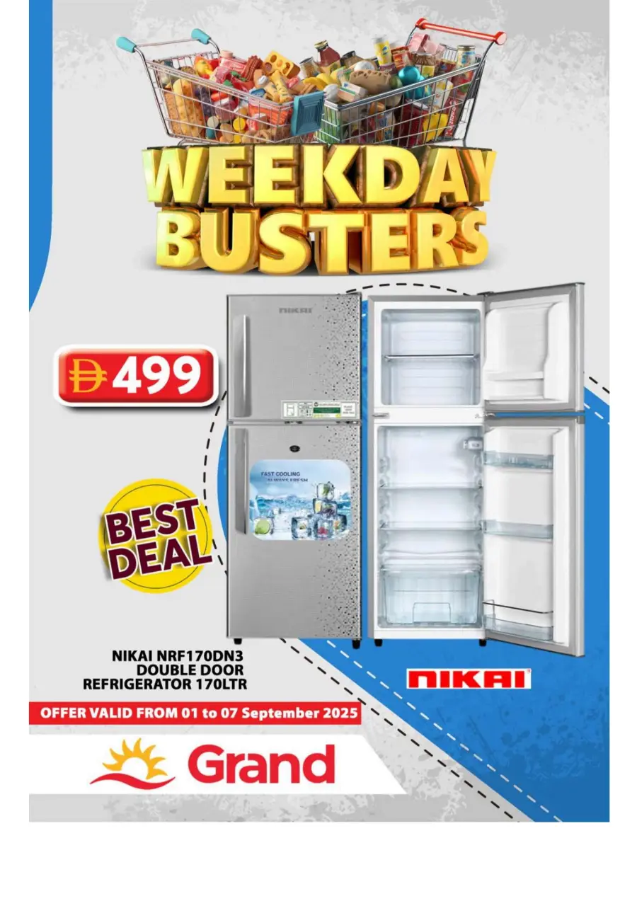 Weekday Busters In Grand Hypermarket Sharjah / Ajman