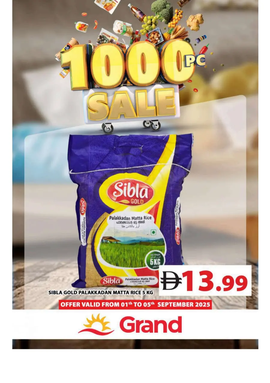 Mid week splash deals In Grand Hypermarket Sharjah / Ajman
