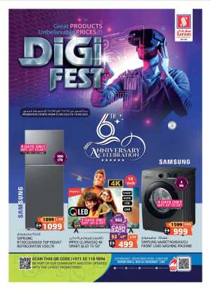 Digi Fest 2025: Unbeatable Deals on Electronics & Gadgets In Safari Hypermarket Ras al Khaimah
