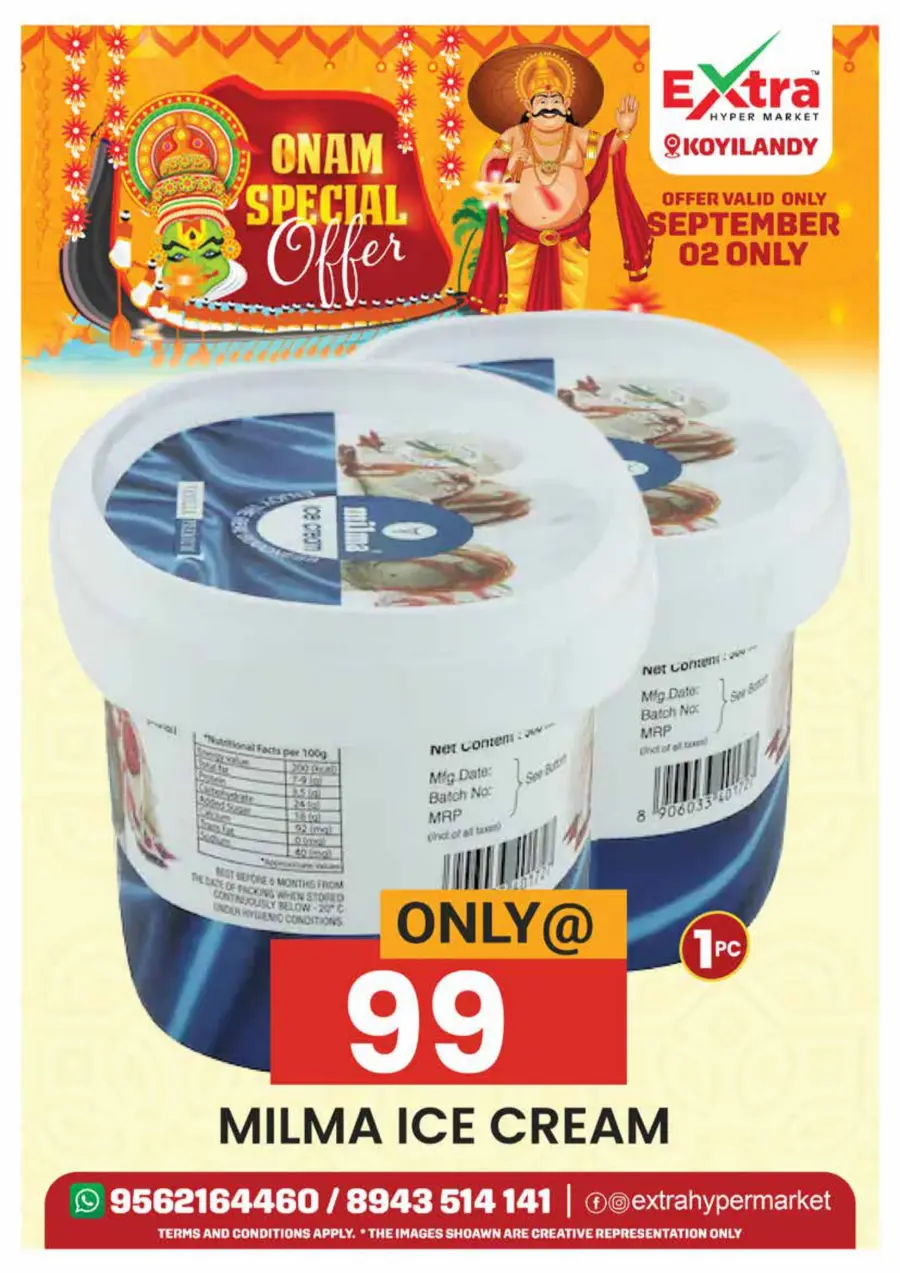 Onam special offer In Extra hypermarket Calicut