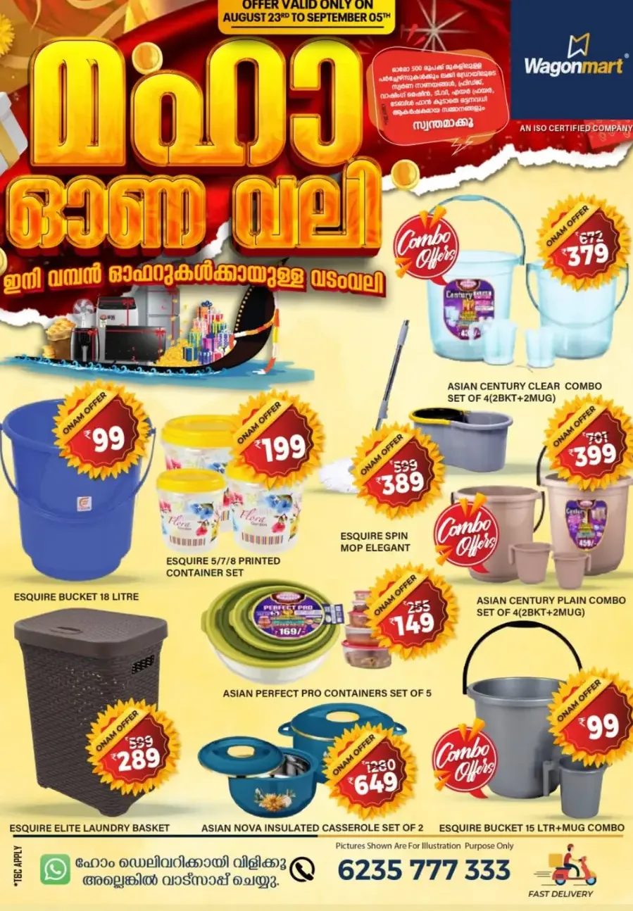 Onam special offer In Wagonmart Calicut