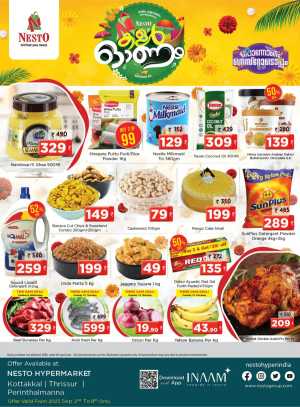 Color Onam Offer – Save Big Today! In Nesto Hypermarket Thrissur