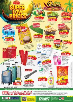 Super Low Prices In K.M Trading Al Ain