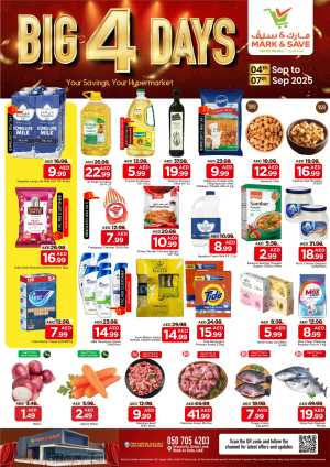 Big 4 days In Mark & Save Dubai