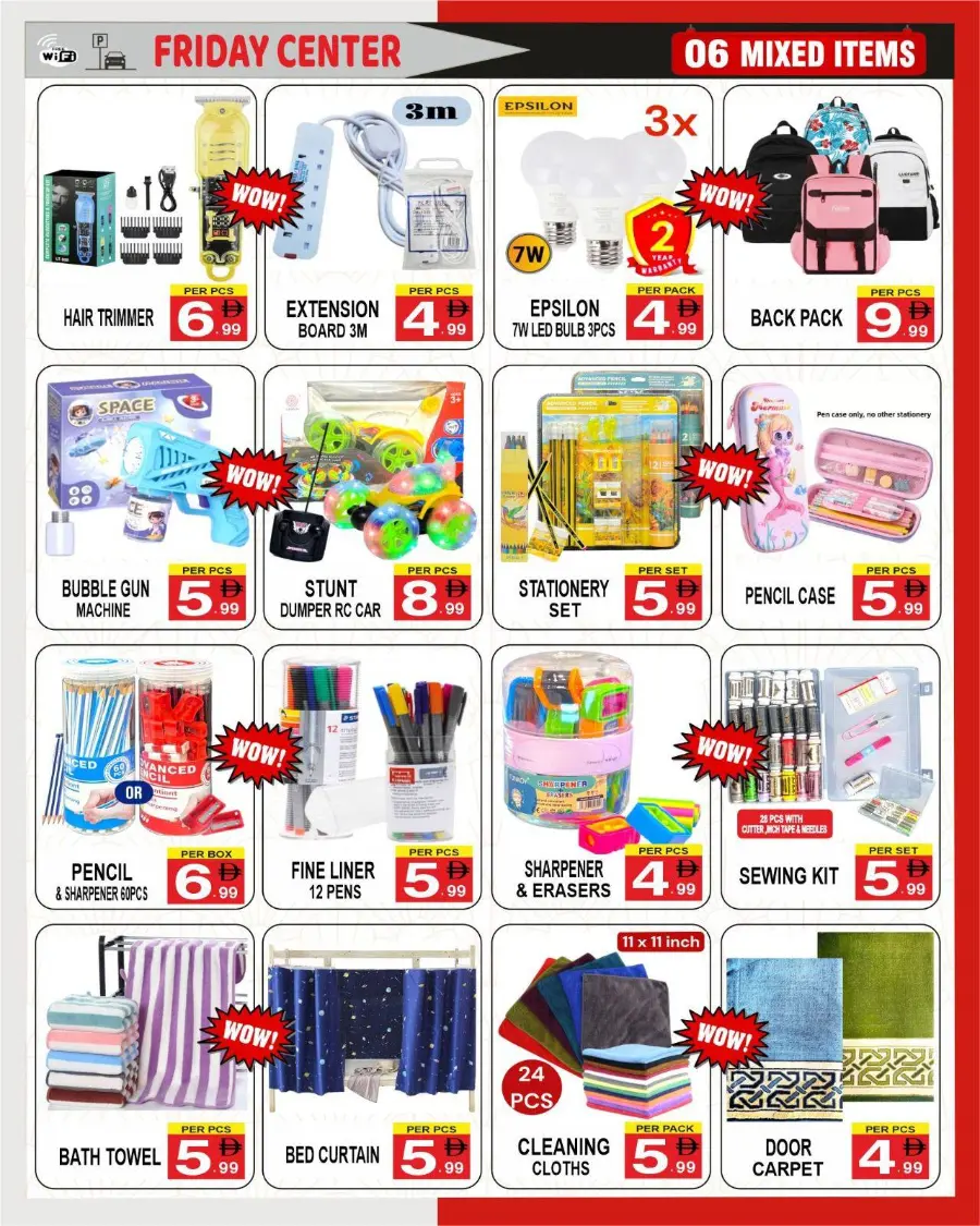 Below 10 offers In Friday Center Sharjah / Ajman