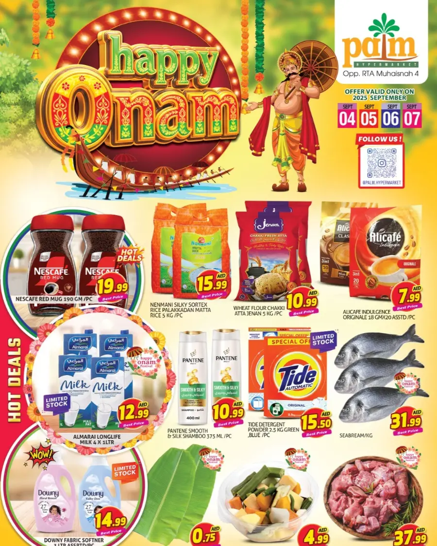 Happy onam In Palm Hypermarket Dubai