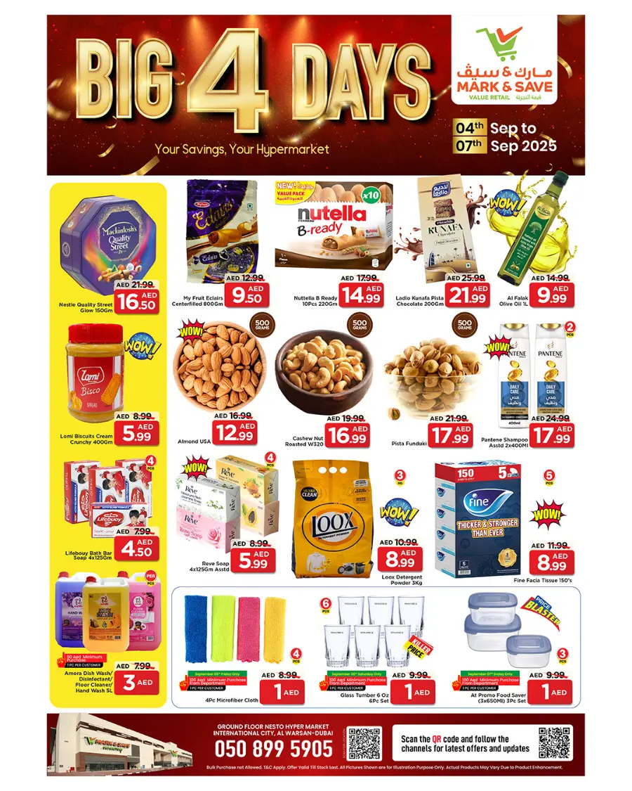 Big 4 days In Mark & Save undefined
