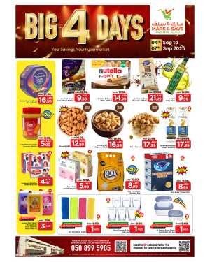 Big 4 days In Mark & Save Dubai