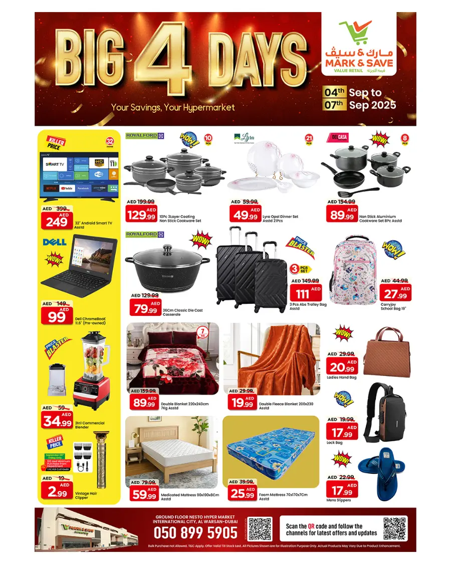Big 4 days In Mark & Save undefined