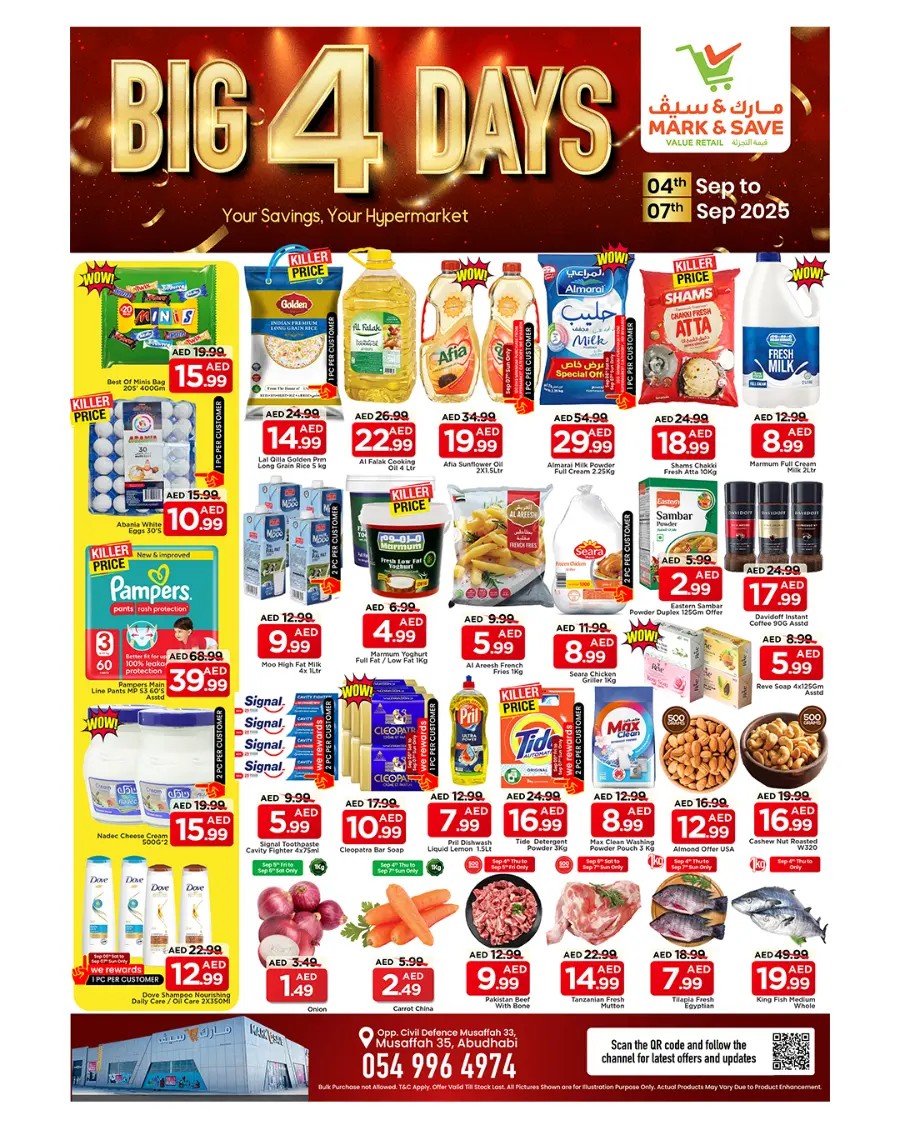Big 4 days In Mark & Save undefined
