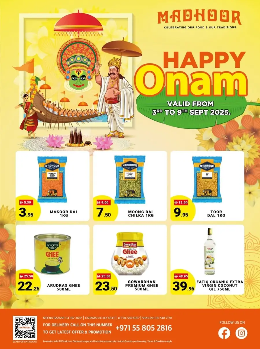 Onam Special Offer In Madhoor Stores Dubai