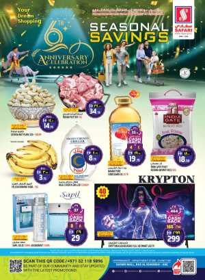 Seasonal savings In Safari Hypermarket Ras al Khaimah