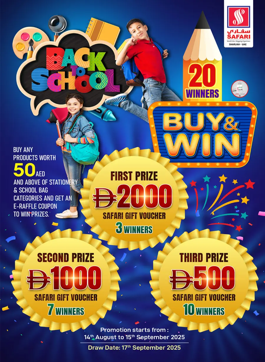 Seasonal savings In Safari Hypermarket Sharjah / Ajman
