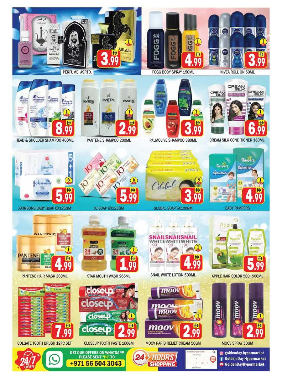 Rush Hour Deals In ZSH Golden Day Hypermarket Dubai