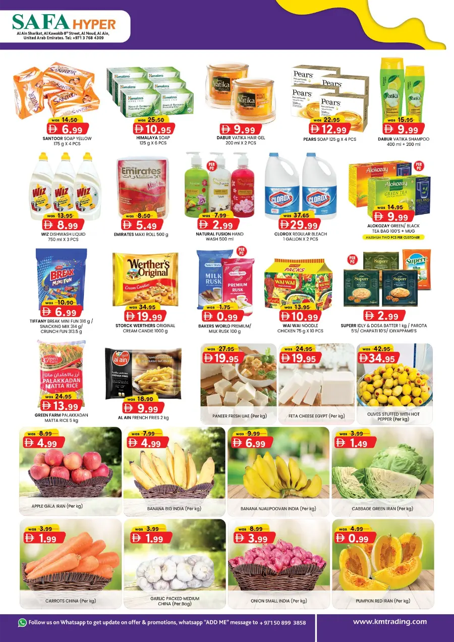 3 Days of Big Savings – Shop Now! In SAFA Express Supermarket Al Ain