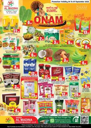 Onam Festive Offers – Big Savings Await! In Al Madina Hypermarket Dubai