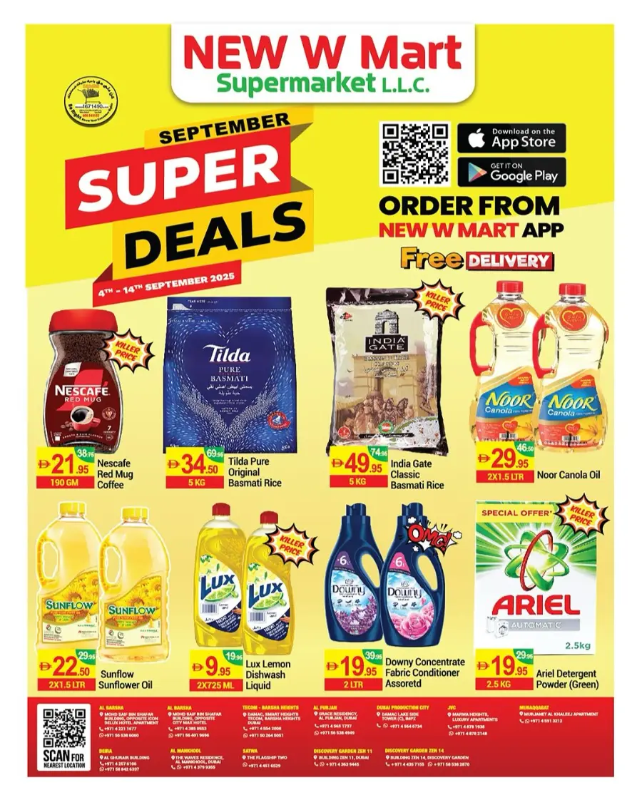 Super Deals In New W Mart Dubai