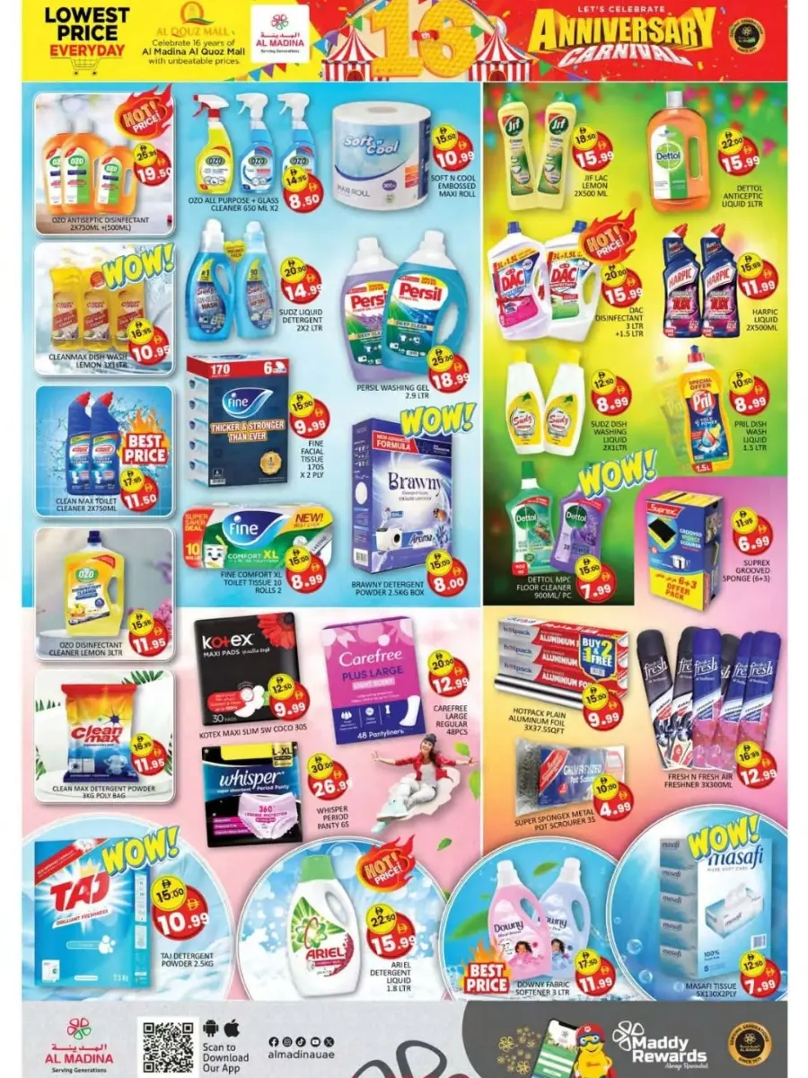 16th Anniversary Offers In Al Madina Hypermarket Dubai