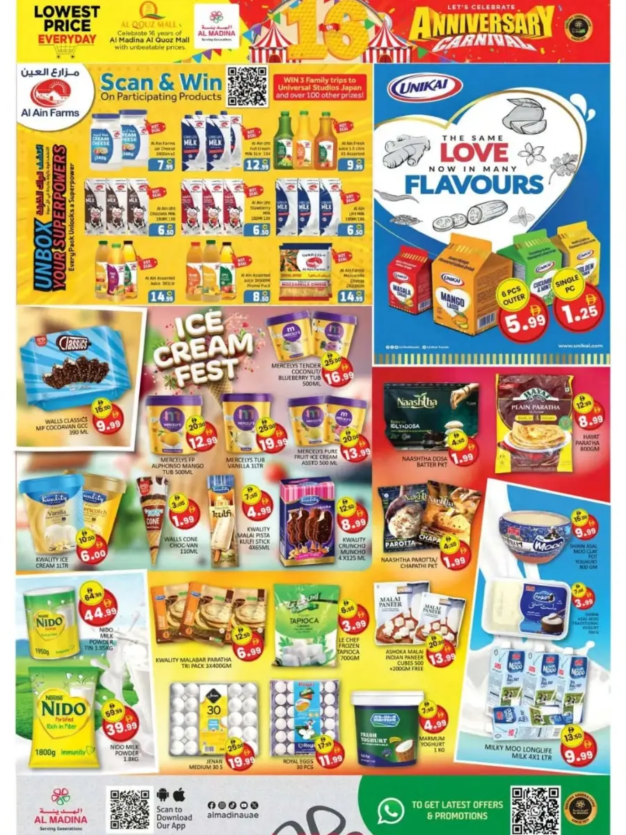 16th Anniversary Offers In Al Madina Hypermarket Dubai