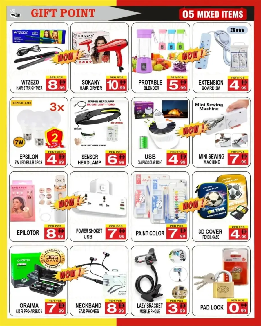 Below 10 Deals In Gift Point Department Store Dubai