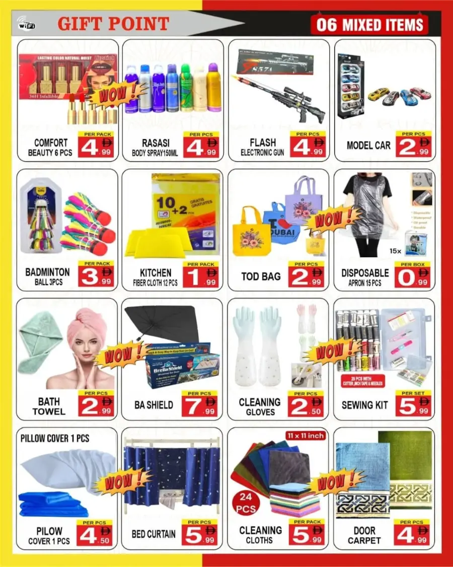 Below 10 Deals In Gift Point Department Store Dubai