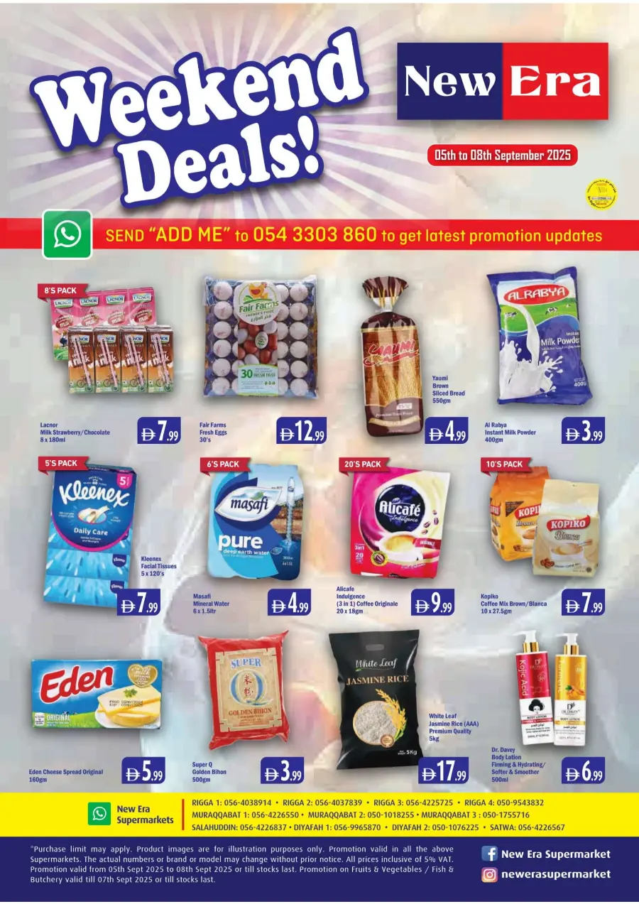Weekend Deals In New Era Supermarket Dubai