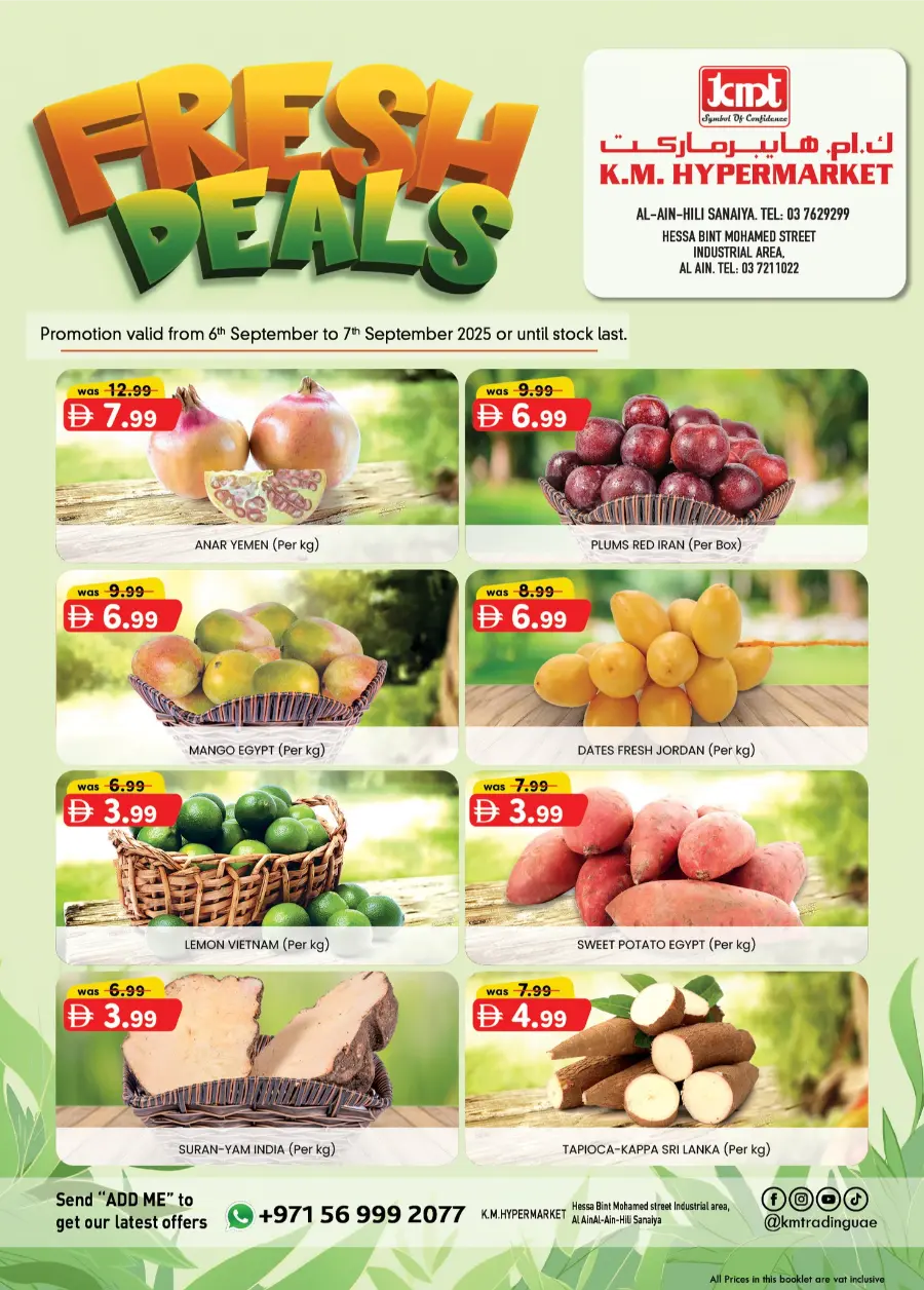 Fresh Deals In K.M Trading Al Ain