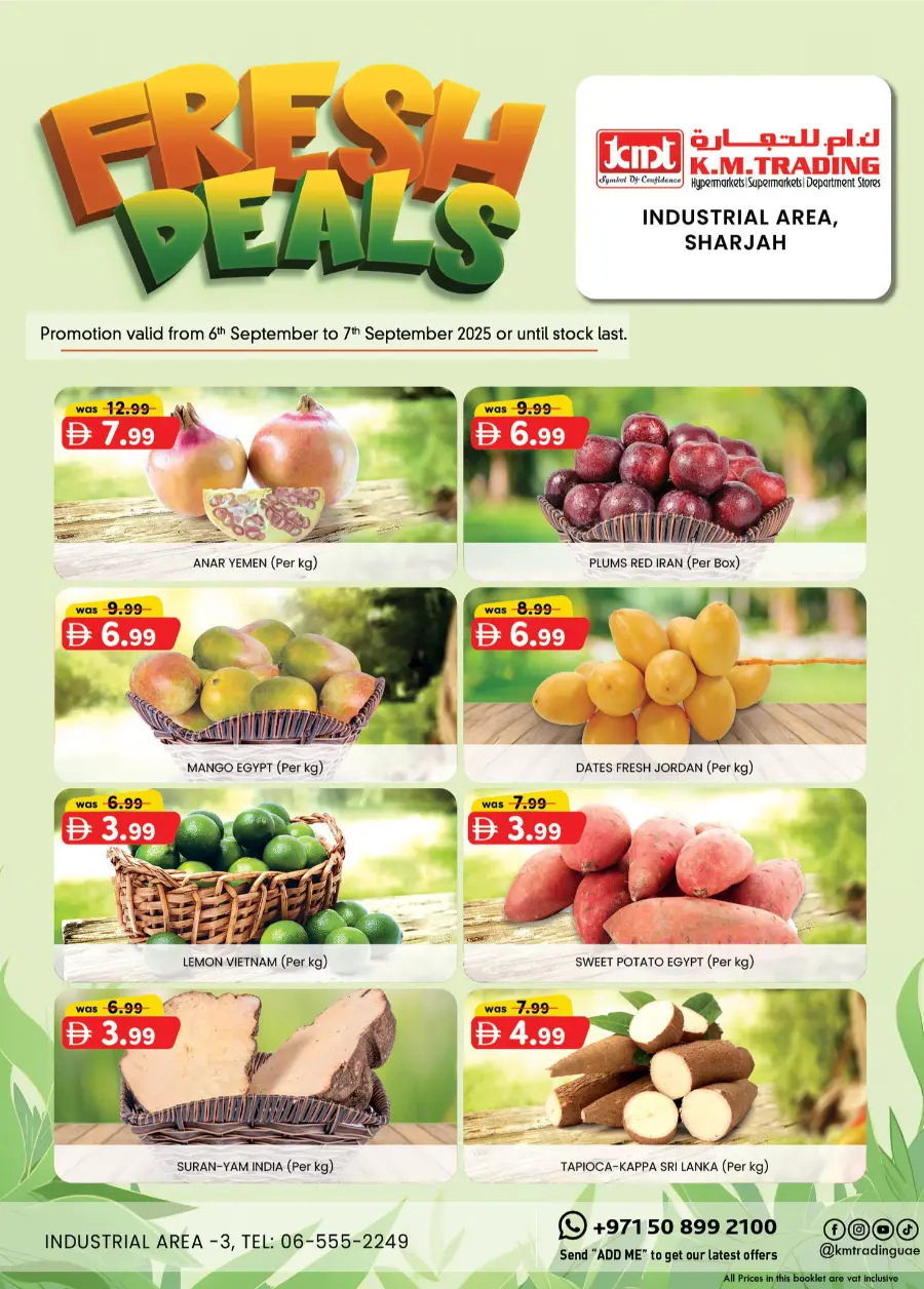 Fresh Deals In K.M Trading Sharjah / Ajman