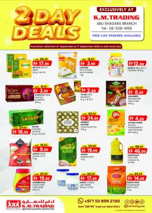2 Day Deals In K.M Trading Sharjah / Ajman