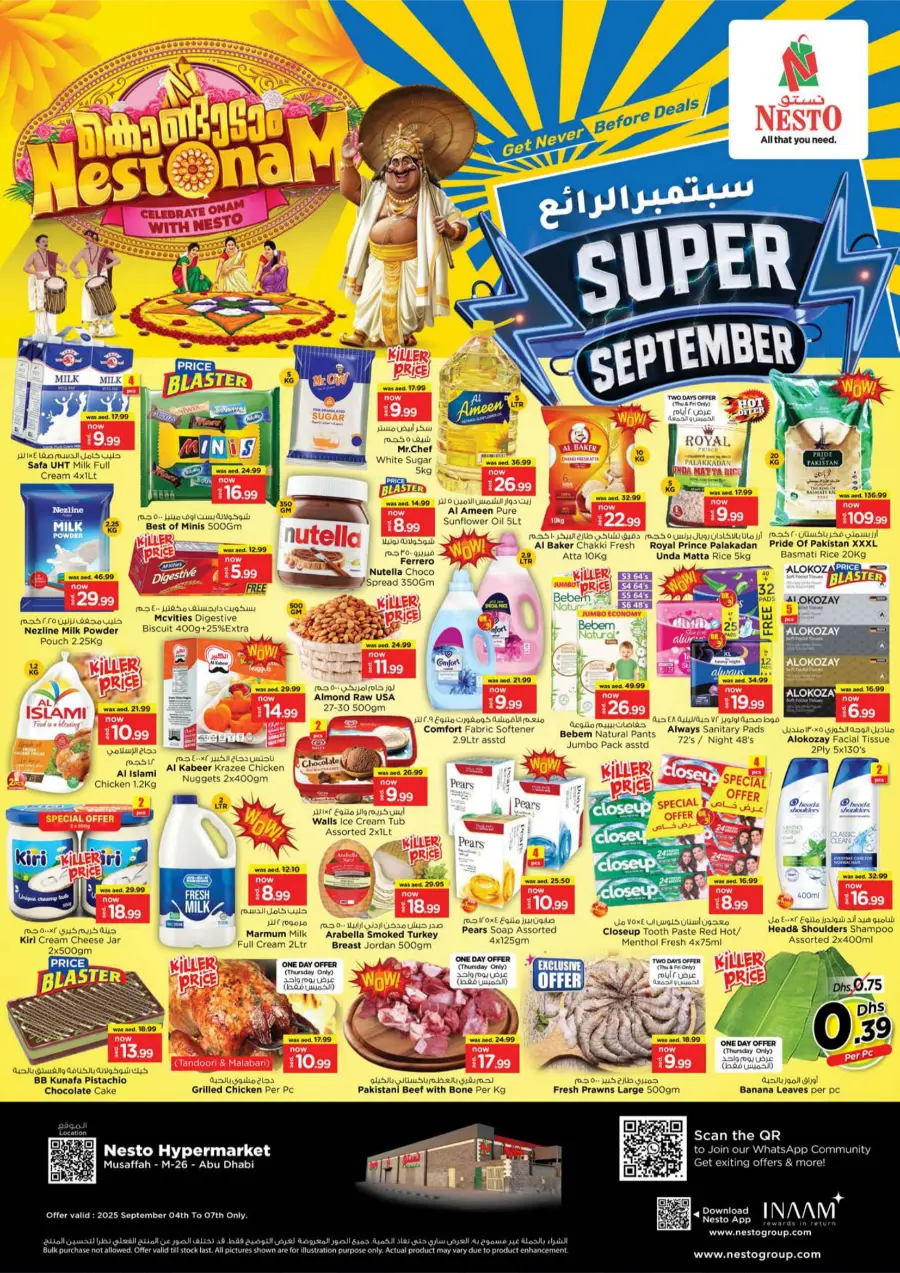 Super September Deals In Nesto Hypermarket Abu Dhabi