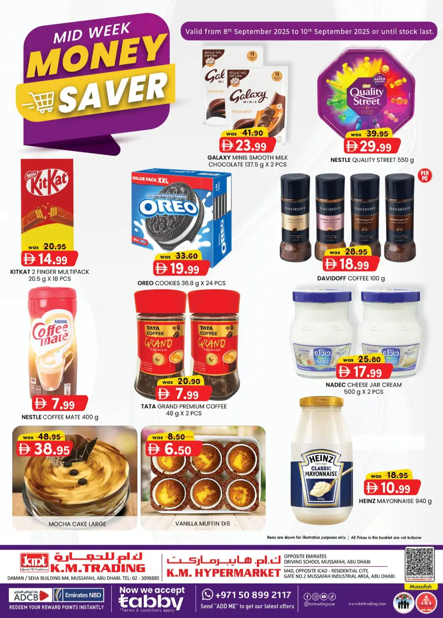 Mid Week Money Saver In K.M Trading Abu Dhabi