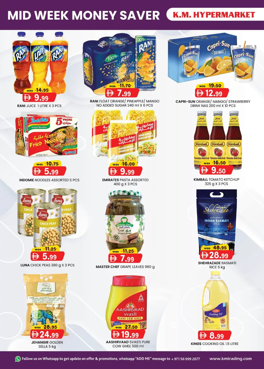 Mid Week Money Saver In K.M Trading Al Ain