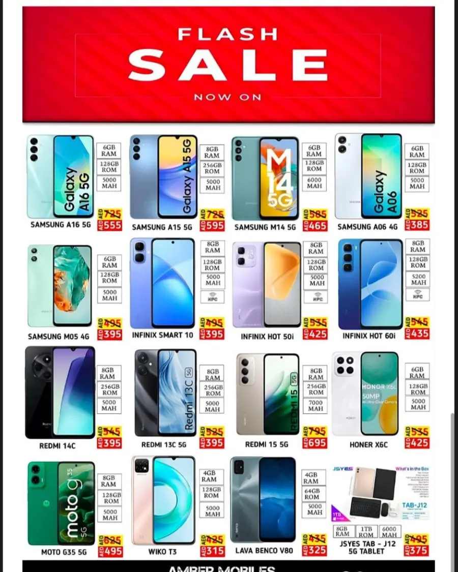 Midweek exclusive deals In Amber Hypermarket Sharjah / Ajman