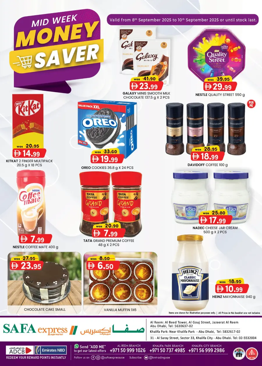 Mid Week Money Saver In SAFA Express Supermarket Abu Dhabi