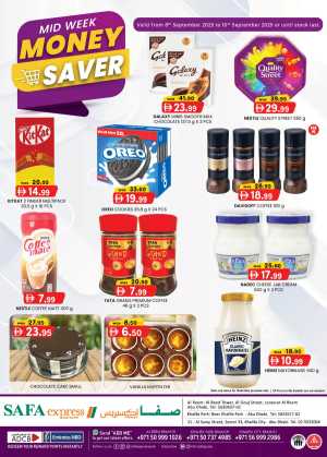 Mid Week Money Saver In SAFA Express Supermarket Abu Dhabi