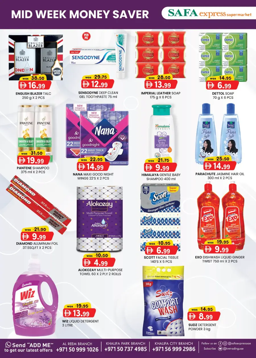 Mid Week Money Saver In SAFA Express Supermarket Abu Dhabi