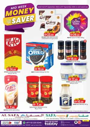 Mid Week Money Saver In SAFA Express Supermarket Al Ain