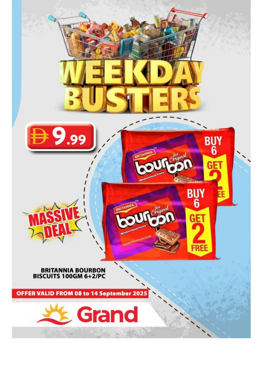 Weekday Busters In Grand Hypermarket Sharjah / Ajman