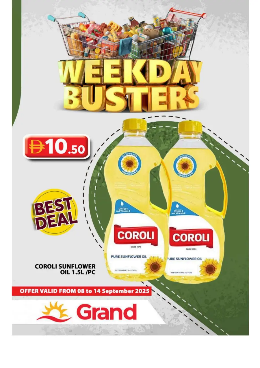 Weekday Busters In Grand Hypermarket Sharjah / Ajman
