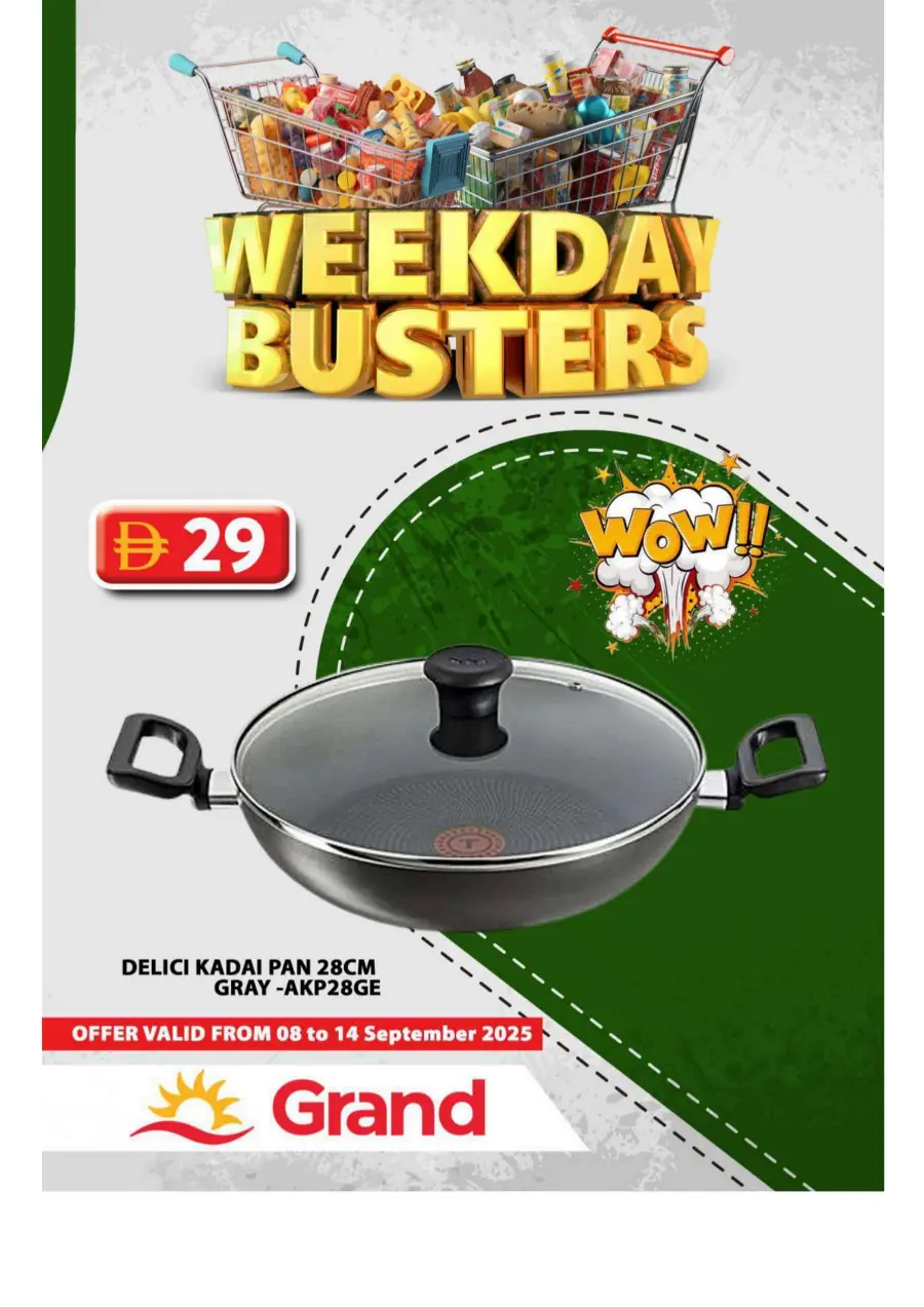 Weekday Busters In Grand Hypermarket Sharjah / Ajman
