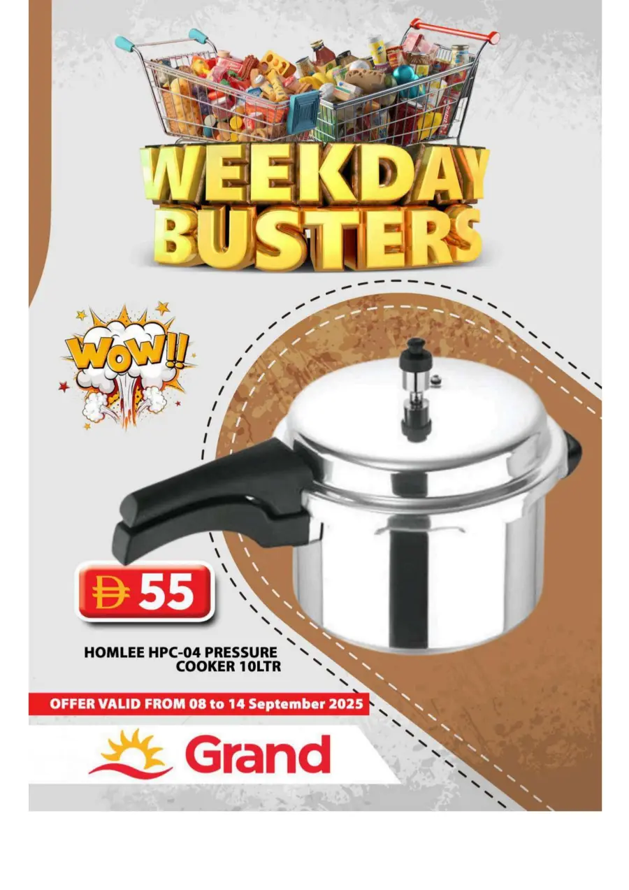 Weekday Busters In Grand Hypermarket Sharjah / Ajman