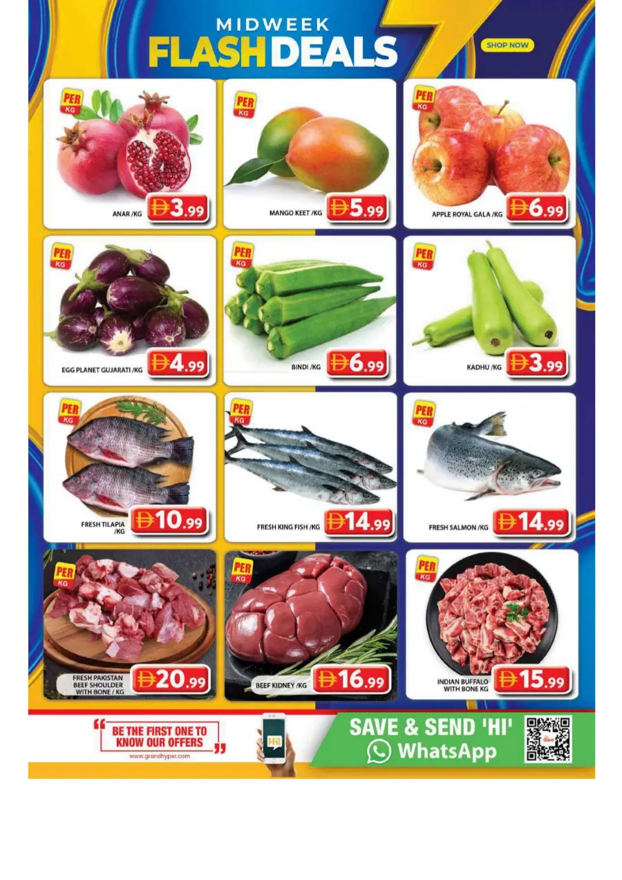 Midweek flash deals In Grand Hypermarket Dubai