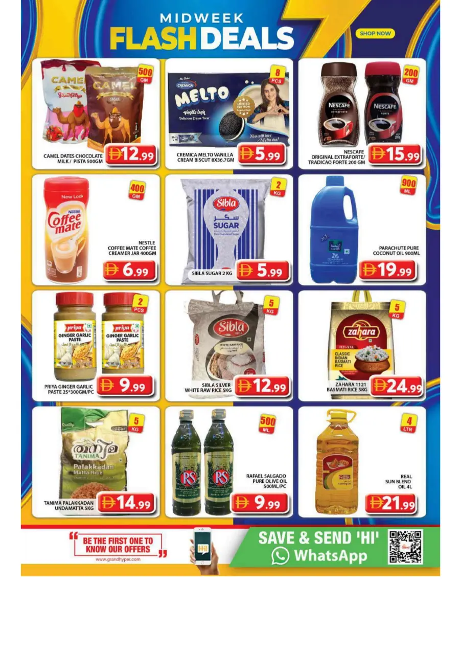 Midweek flash deals In Grand Hypermarket Dubai