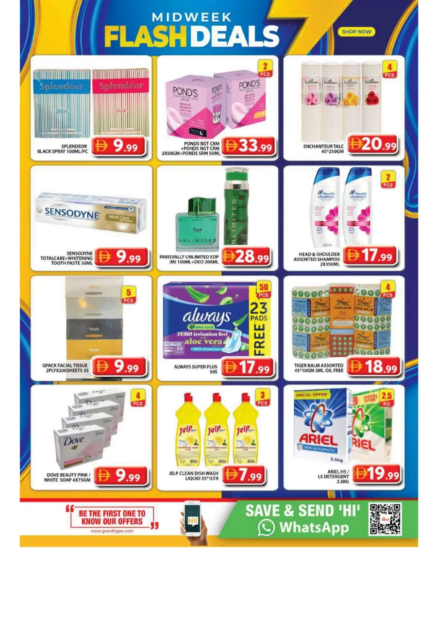 Midweek flash deals In Grand Hypermarket Dubai