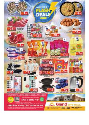 Midweek flash deals In Grand Hypermarket Dubai