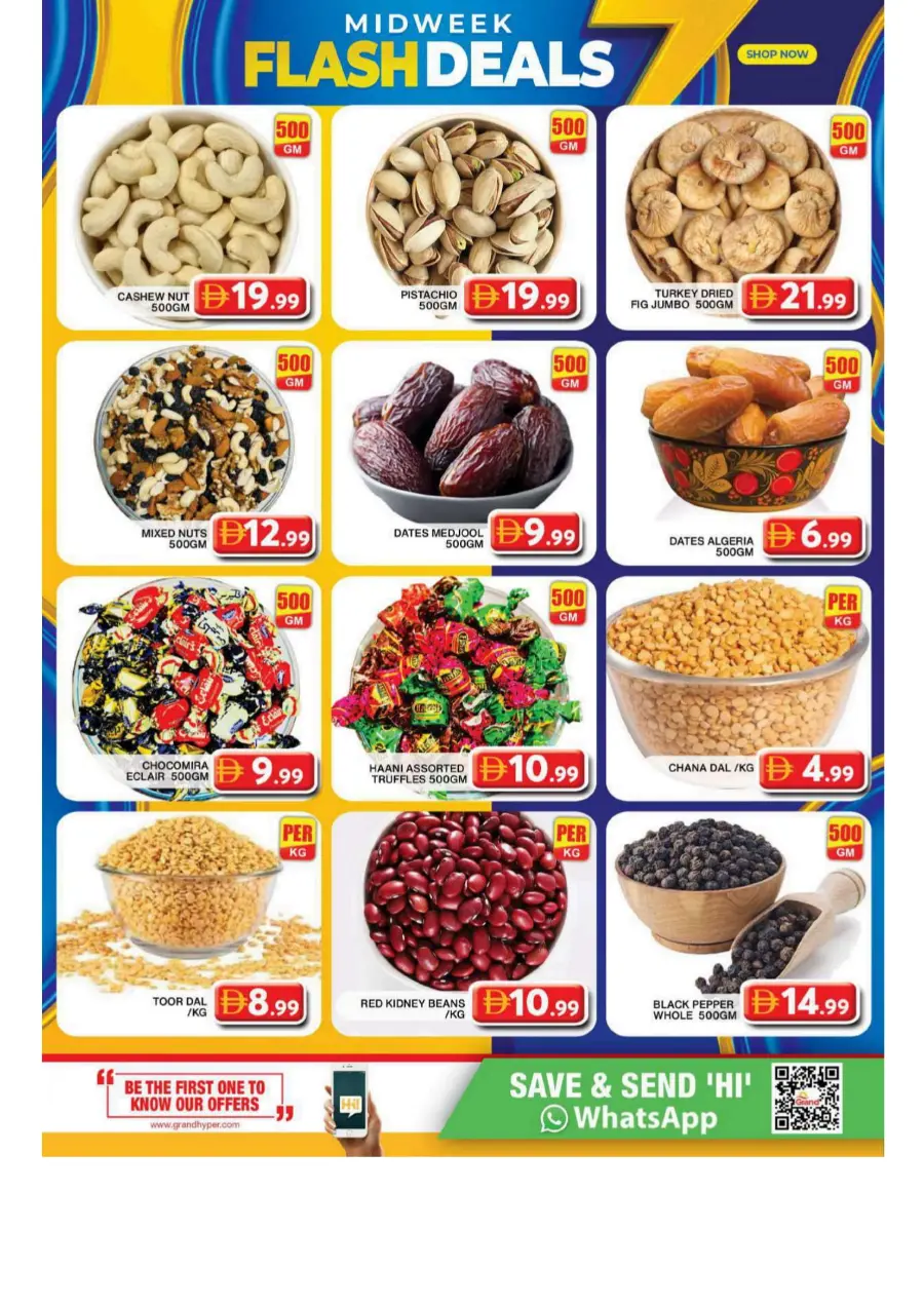 Midweek flash deals In Grand Hypermarket Dubai