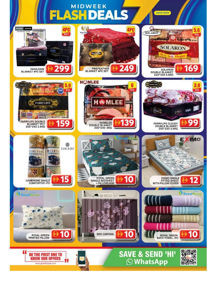 Midweek flash deals In Grand Hypermarket Dubai