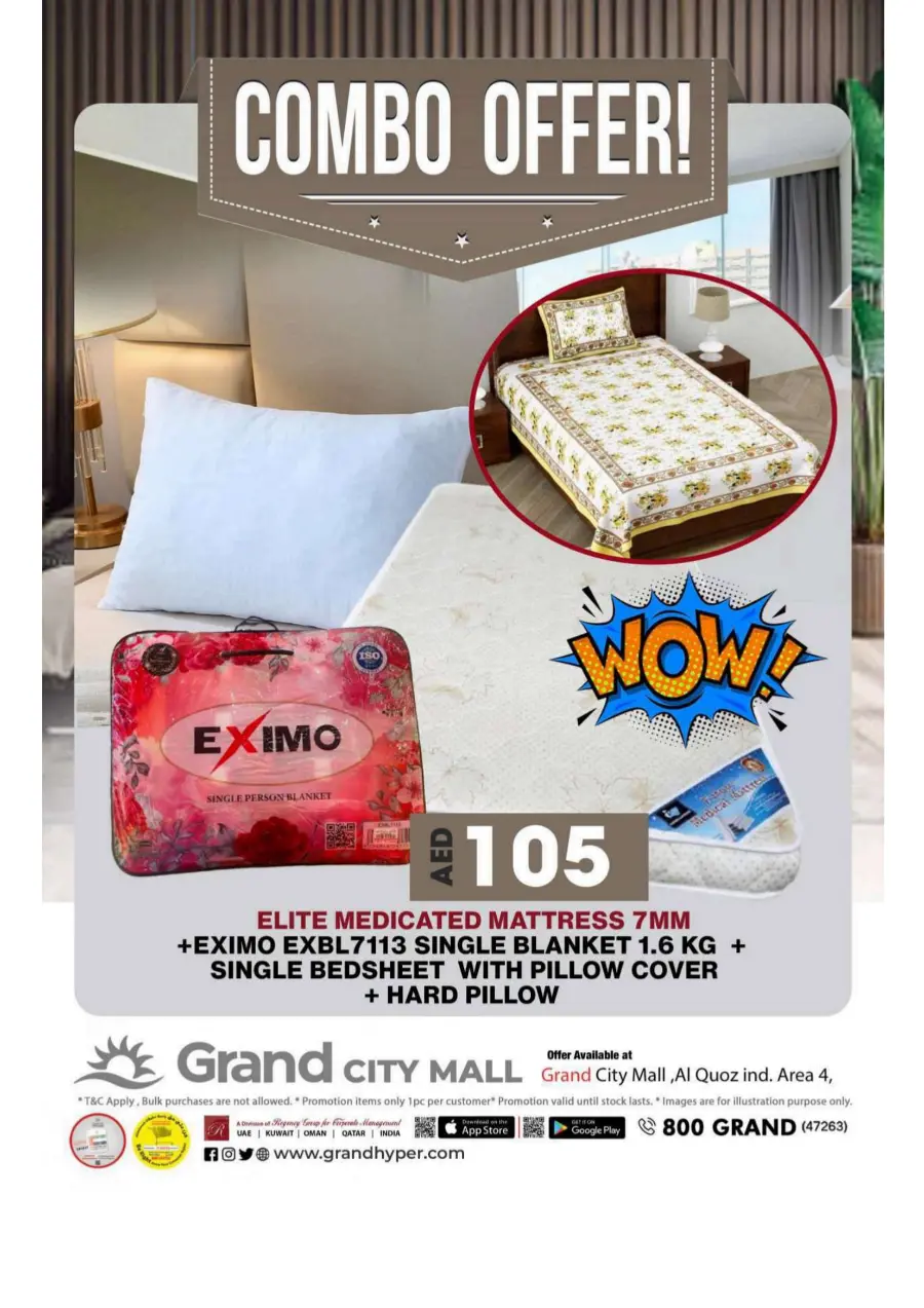 Midweek flash deals In Grand Hypermarket Dubai