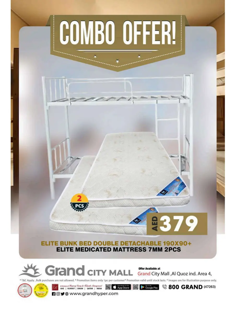 Midweek flash deals In Grand Hypermarket Dubai